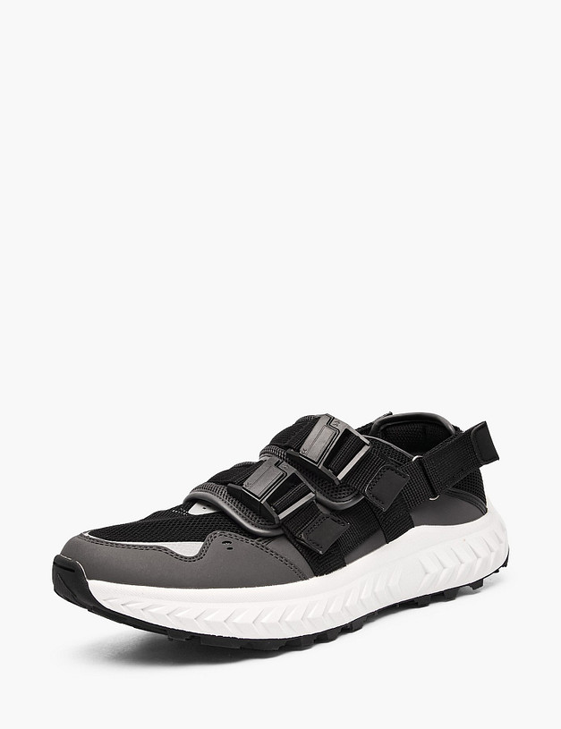 Черные мужские сандалии MASCOTTE 181-510423-0202 | ракурс 2