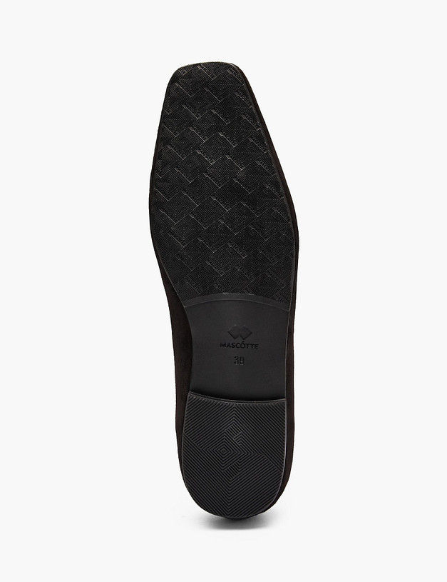 Коричневые женские балетки с люверсами MASCOTTE 234-614511-0609 | ракурс 5