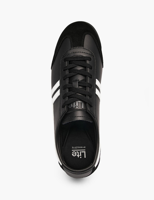 Черные мужские полуботинки MASCOTTE 189-610521-0602 | ракурс 4