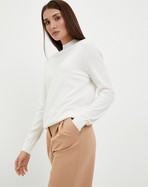 852-3204-2401 Свитер женский молочн, Mascotte