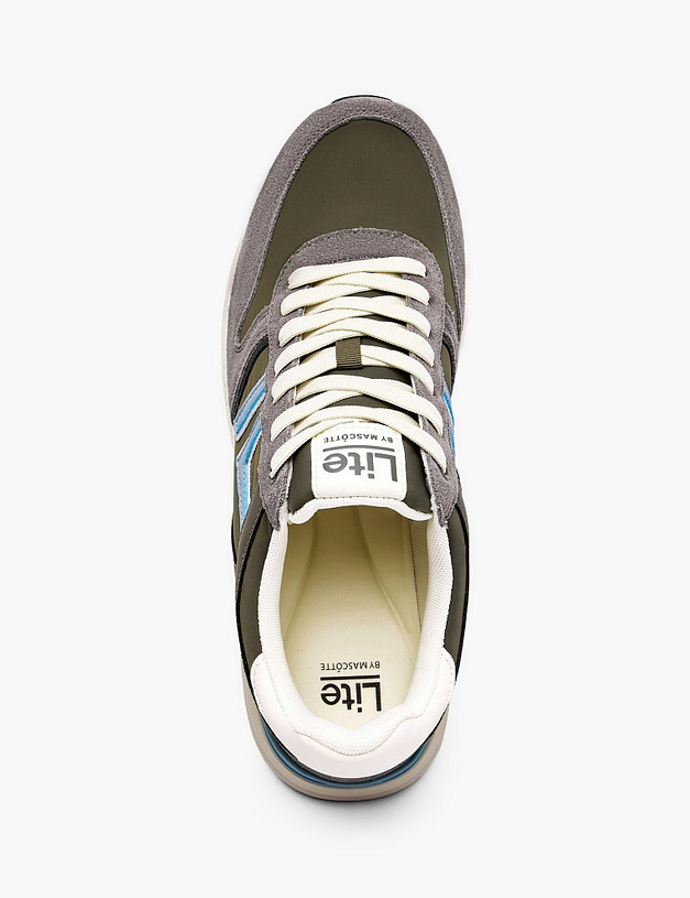 Серые мужские кроссовки MASCOTTE 64-6191022-0210 | ракурс 4