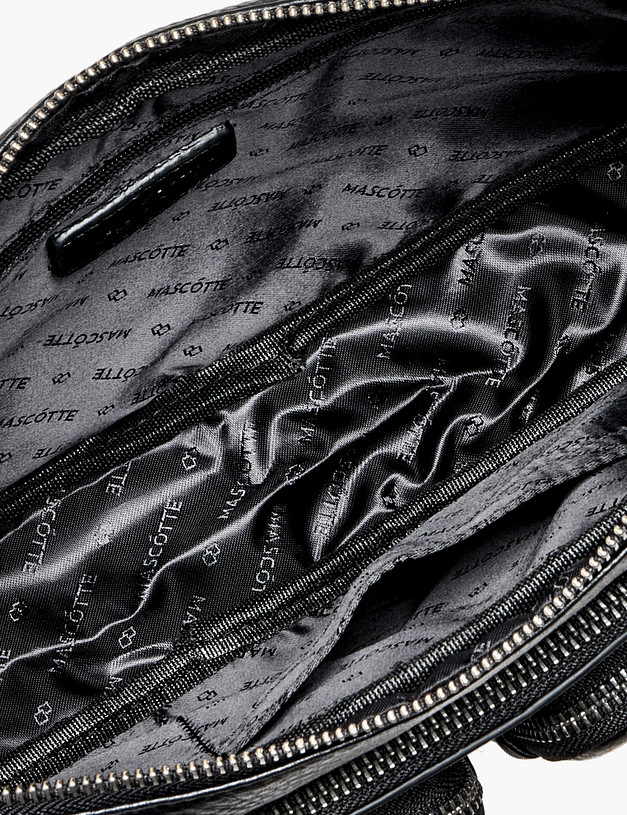 Черная мужская сумка MASCOTTE 622-6116-102 | ракурс 3