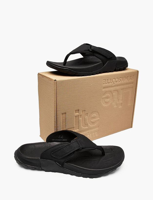 Черные мужские сабо MASCOTTE 151-610921-0602 | ракурс 6