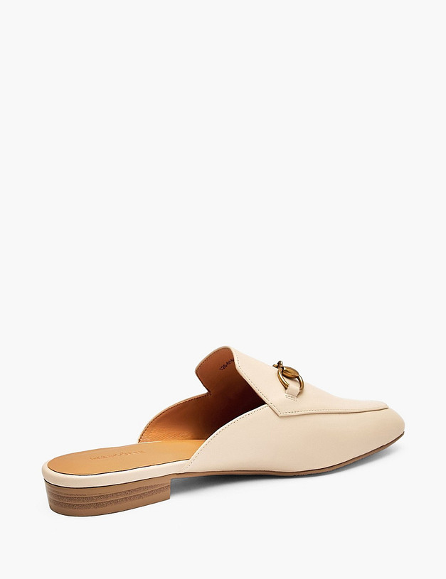 Бежевые женские сабо MASCOTTE 126-616111-0508 | ракурс 3