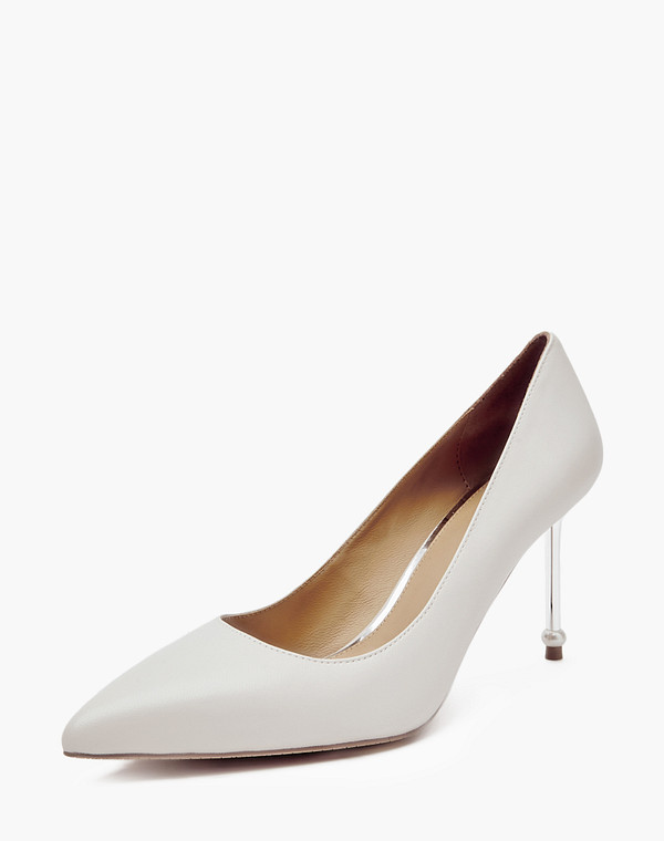 172-210211-3502M Туфли женские нат.кожа/нат.кожа бел, Mascotte