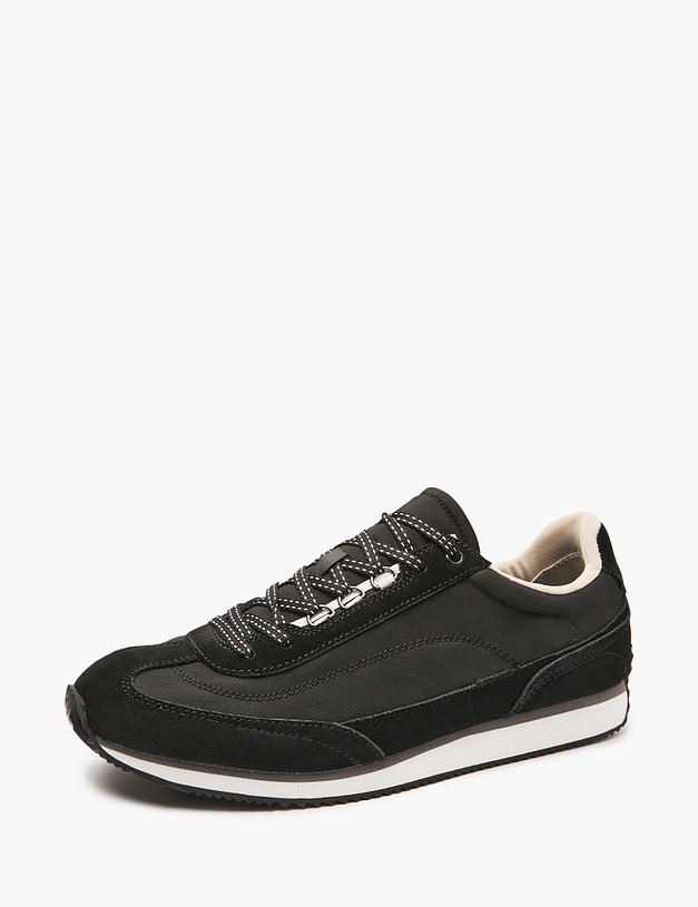 Черные мужские кроссовки MASCOTTE 64-516021-0202 | ракурс 2