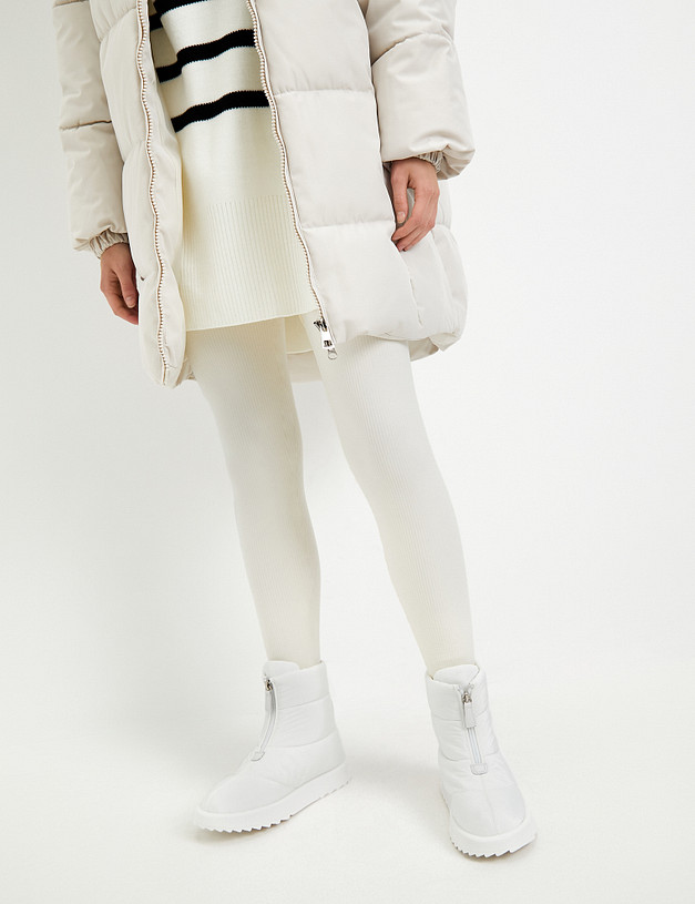 Белые женские дутики MASCOTTE 47-3203422-0201 | ракурс 1