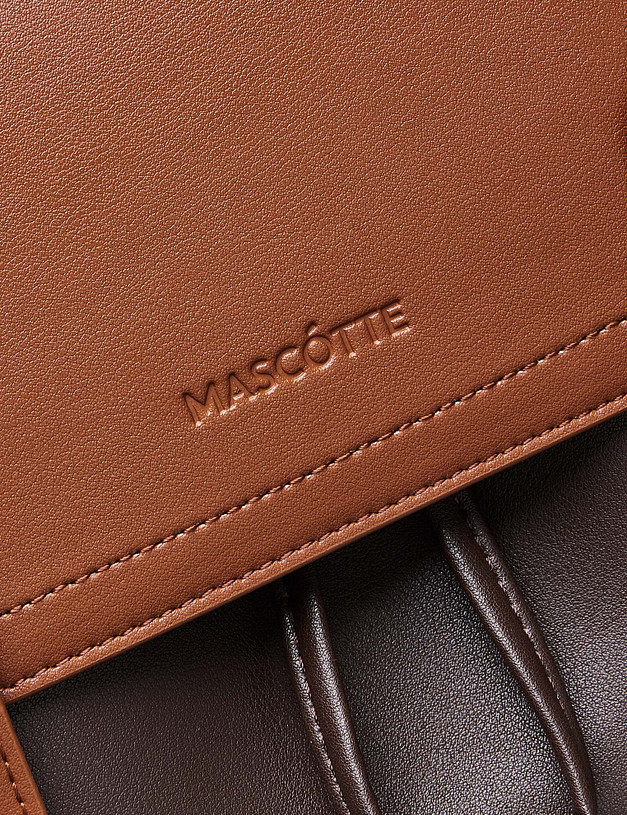 Рыжий мужской рюкзак MASCOTTE 604-5137-609 | ракурс 6 Рыжий мужской рюкзак MASCOTTE 604-5137-609 | ракурс 6