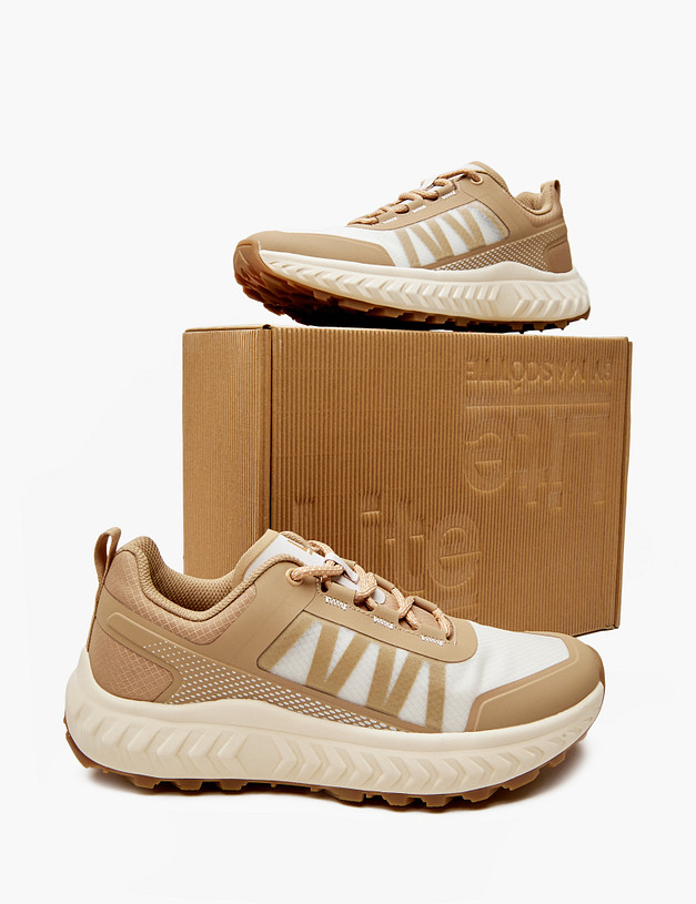 Молочные женские кроссовки MASCOTTE 181-411522-0201 | ракурс 7