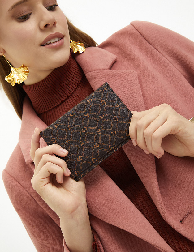 Коричневая обложка для документов MASCOTTE 602-0107-609 | ракурс 1