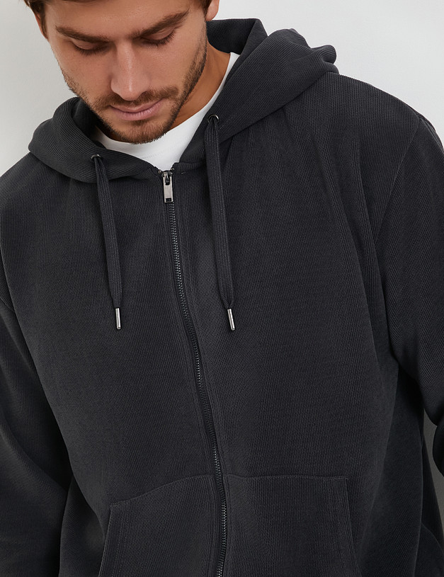 Серое мужское худи MASCOTTE 888-4205-2410 | ракурс 5