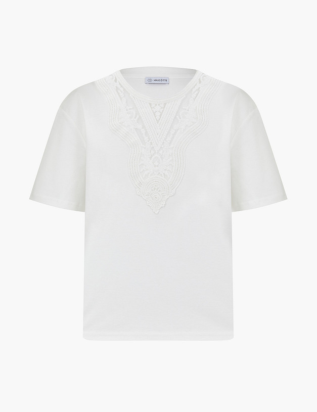 Молочная женская футболка MASCOTTE 976-6102-2601 | ракурс 1