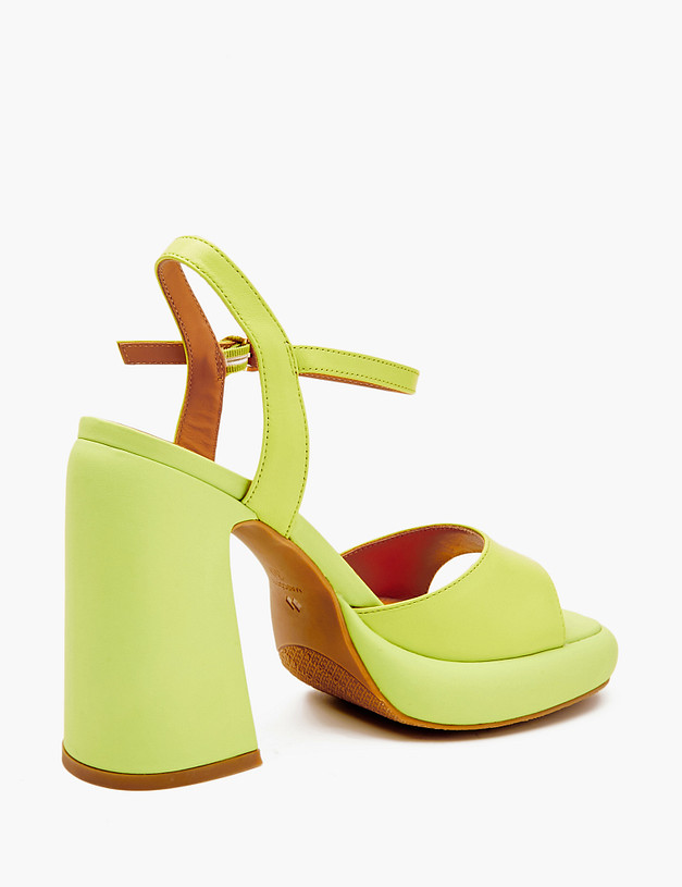 Зеленые женские босоножки MASCOTTE 233-4123711-6547M | ракурс 5