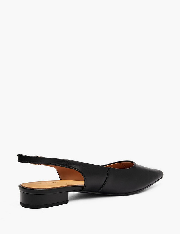 Черные женские слингбэки MASCOTTE 94-611011-1002M | ракурс 3