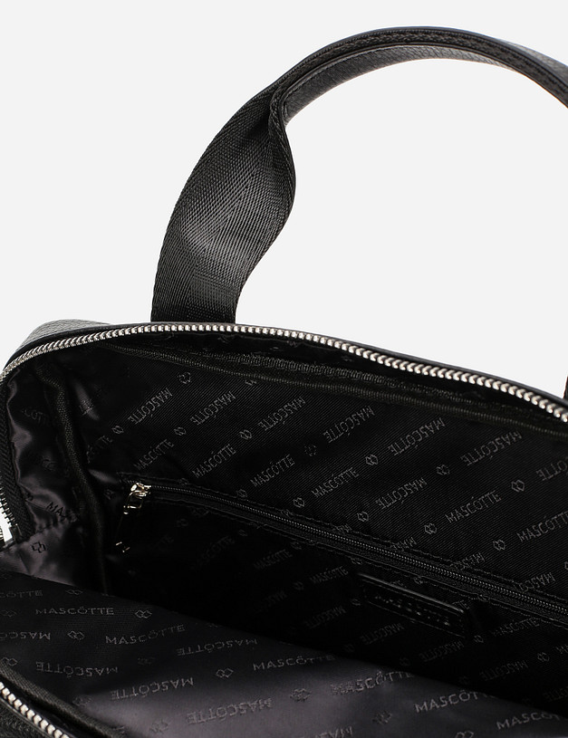 Черная мужская сумка MASCOTTE 658-1213-102 | ракурс 4