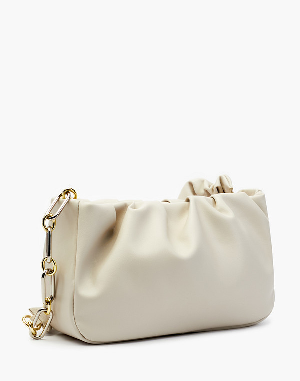 669-2106-101 Сумка женская кож.спилок/текстиль бел, S, Mascotte