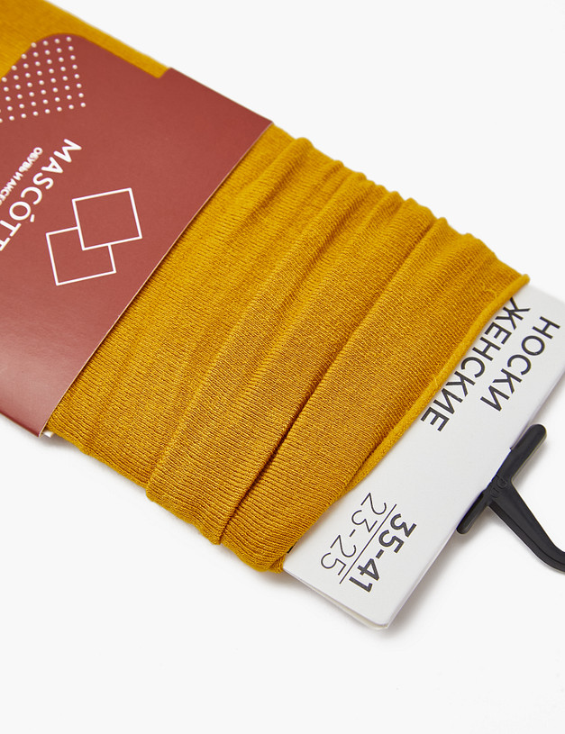 Желтые женские носки MASCOTTE 764-3215-2618 | ракурс 2