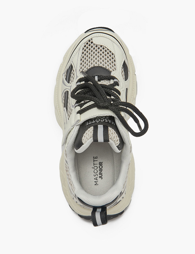 Серые детские кроссовки MASCOTTE 234-511121-0210 | ракурс 6