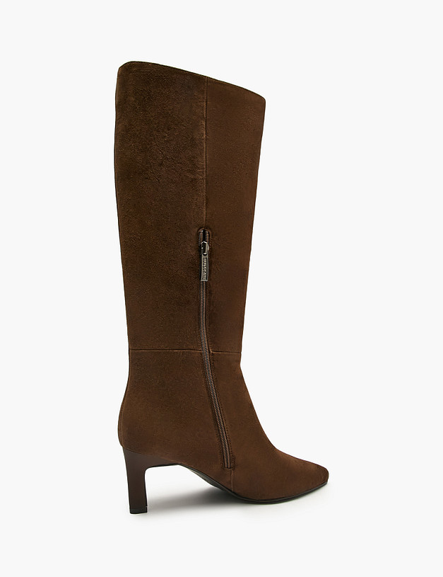 Коричневые женские сапоги MASCOTTE 233-521621-0609 | ракурс 3