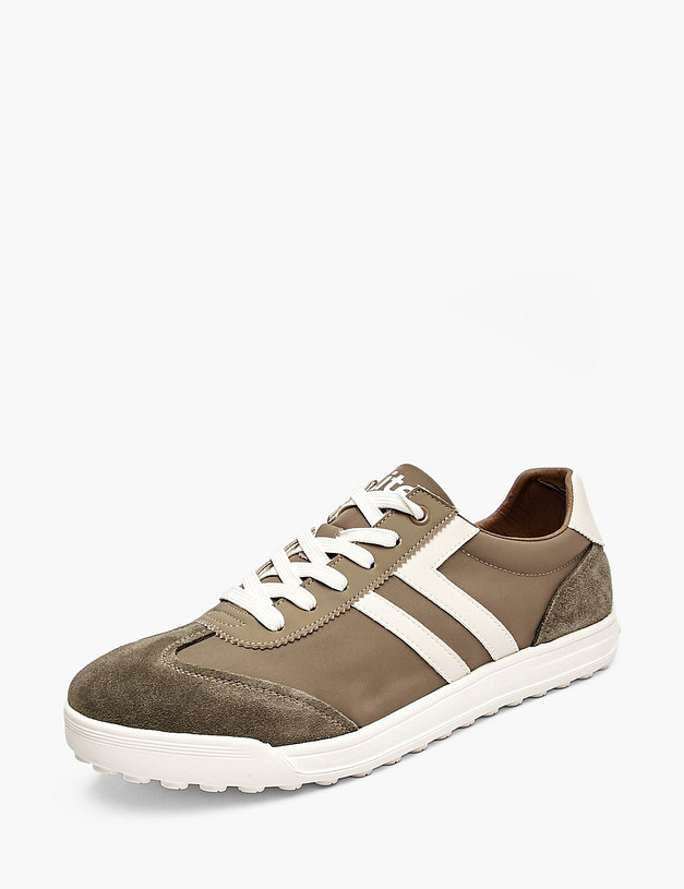 Зеленые мужские полуботинки MASCOTTE 234-610311-0204 | ракурс 2