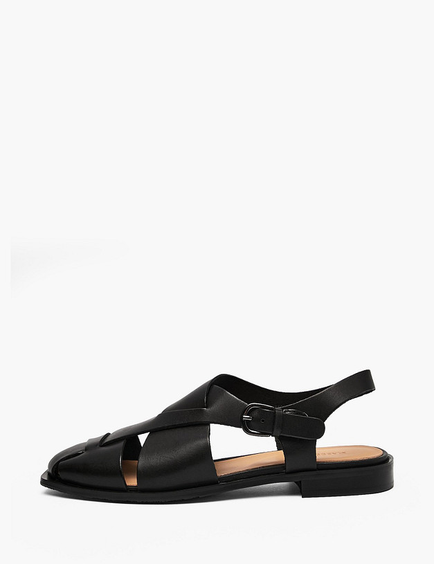 Черные женские сандалии MASCOTTE 22-6121095-0102 | ракурс 1