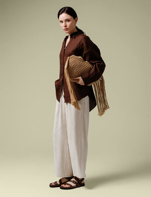 Коричневые женские сандалии MASCOTTE 100-516611-0109 | ракурс 3