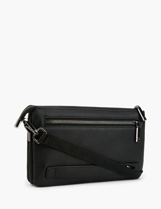 Черная мужская борсетка MASCOTTE 622-2121-102 | ракурс 4