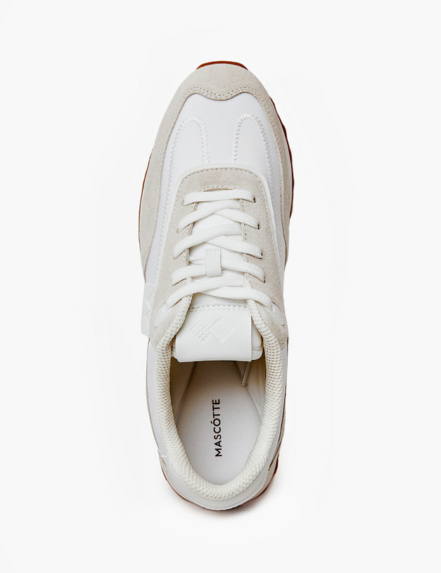 Молочные женские кроссовки MASCOTTE 47-410421-0201 | ракурс 4
