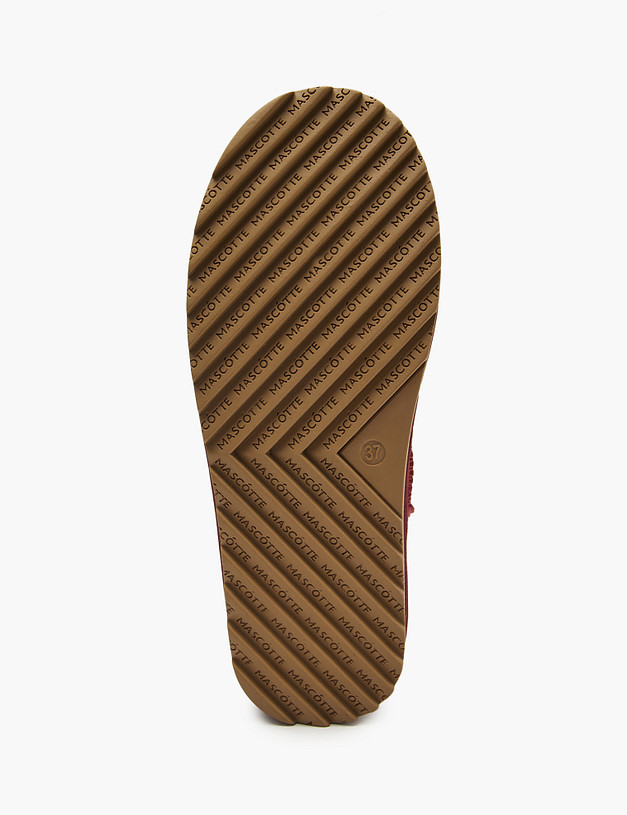 Бордовые женские угги MASCOTTE 234-1225132-0205 | ракурс 5
