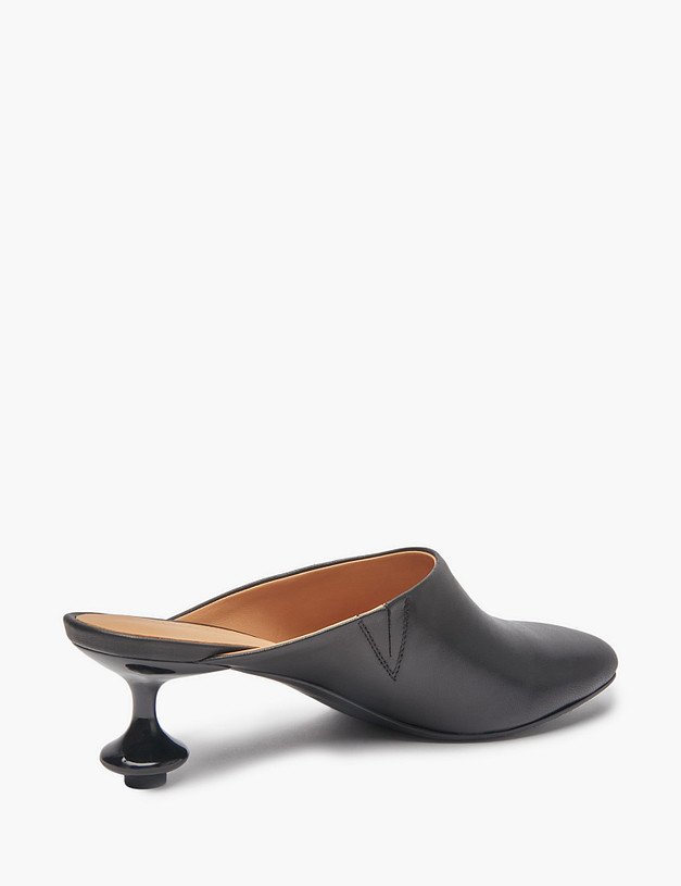 Черные женские мюли MASCOTTE 15-511911-0502 | ракурс 5 Черные женские мюли MASCOTTE 15-511911-0502 | ракурс 5