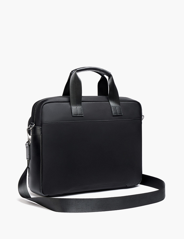 Черный мужской портфель MASCOTTE 604-6106-202 | ракурс 3