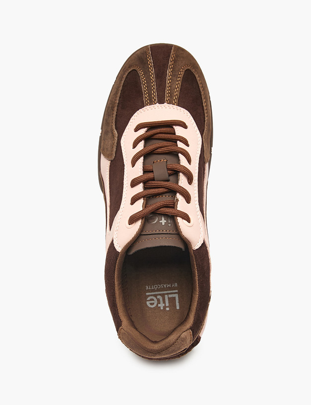Коричневые женские кроссовки MASCOTTE 234-521221-0209 | ракурс 4