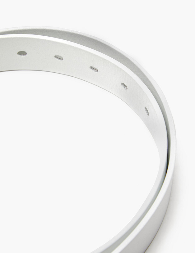 Белый женский ремень MASCOTTE 703-4102-101 | ракурс 4