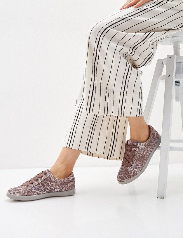 Коричневые женские кеды MASCOTTE 104-0166811-0609 | ракурс 1