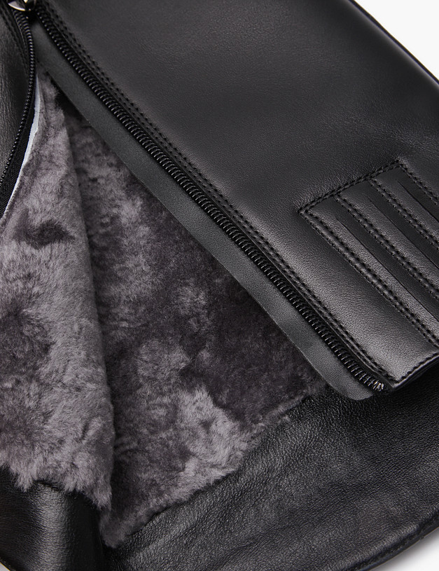 Черные женские зимние сапоги MASCOTTE 22-4240633-3100M | ракурс 8