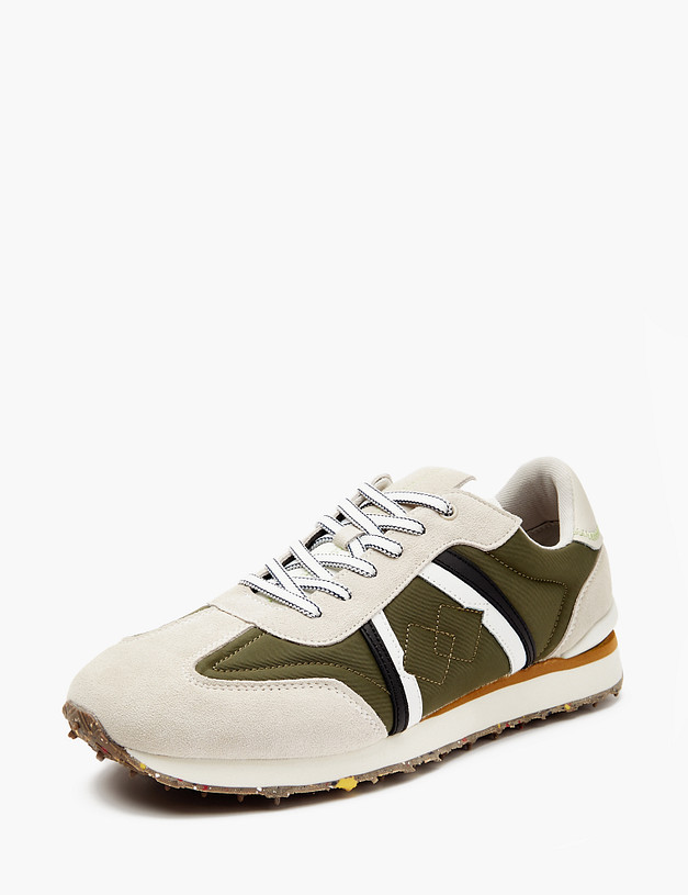 Зеленые мужские кроссовки MASCOTTE 189-3291121-0204 | ракурс 2