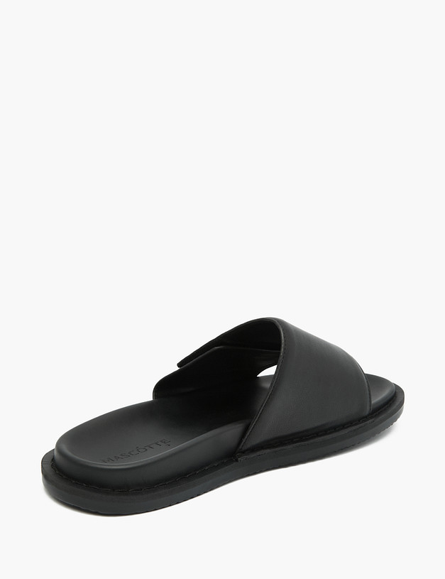 Черные мужские сабо MASCOTTE 128-314462-0102 | ракурс 4