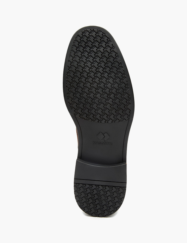 Коричневые мужские дерби из велюра MASCOTTE 22-3212417-0209 | ракурс 5