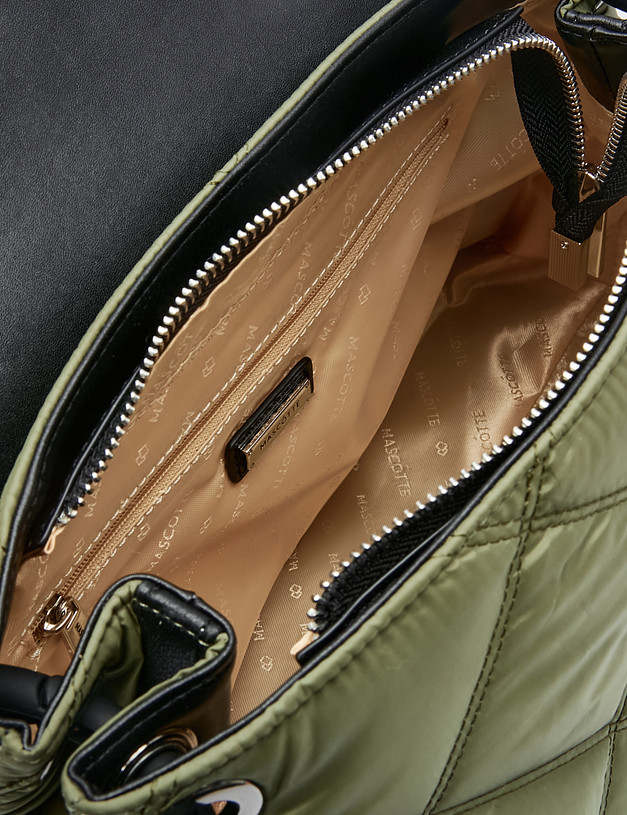 Зеленая женская сумка с цепью MASCOTTE 660-2242-204 | ракурс 6