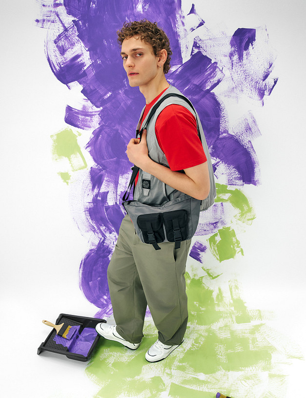 Белые мужские кроссовки MASCOTTE 158-410122-0601/04 | ракурс 1