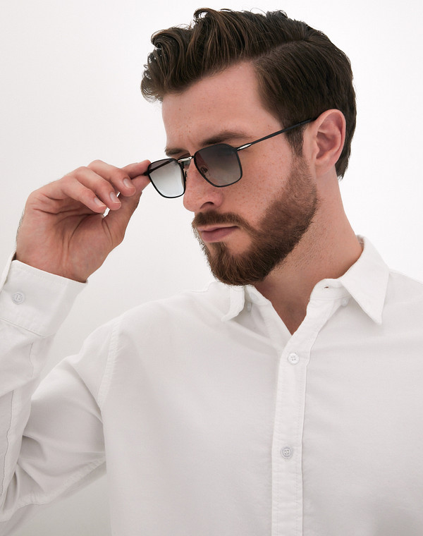 793-4205-7703 Очки мужские и.мат. синий, Mascotte