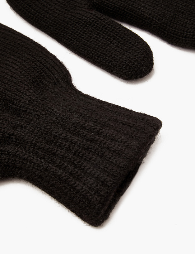 Черные женские варежки MASCOTTE 781-3201-7502 | ракурс 4