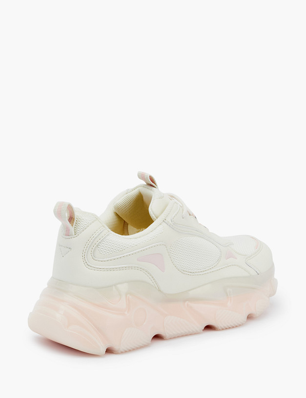 Бежевые женские кроссовки MASCOTTE 189-210821-0208 | ракурс 3