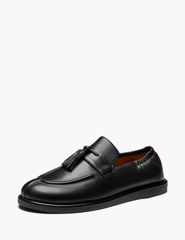 Черные женские лоферы MASCOTTE 233-620211-3501M | ракурс 3