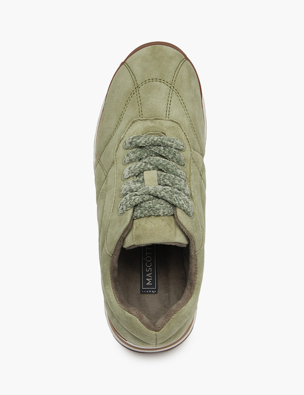 Оливковые женские кроссовки MASCOTTE 58-4120125-4646M | ракурс 4 Оливковые женские кроссовки MASCOTTE 58-4120125-4646M | ракурс 4