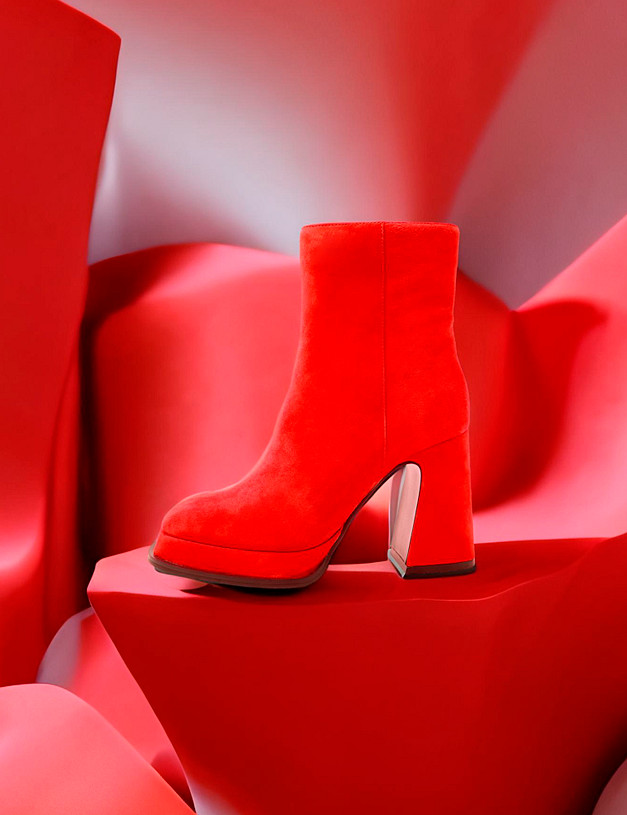Красные женские ботильоны MASCOTTE 15-3205421-0605 | ракурс 8