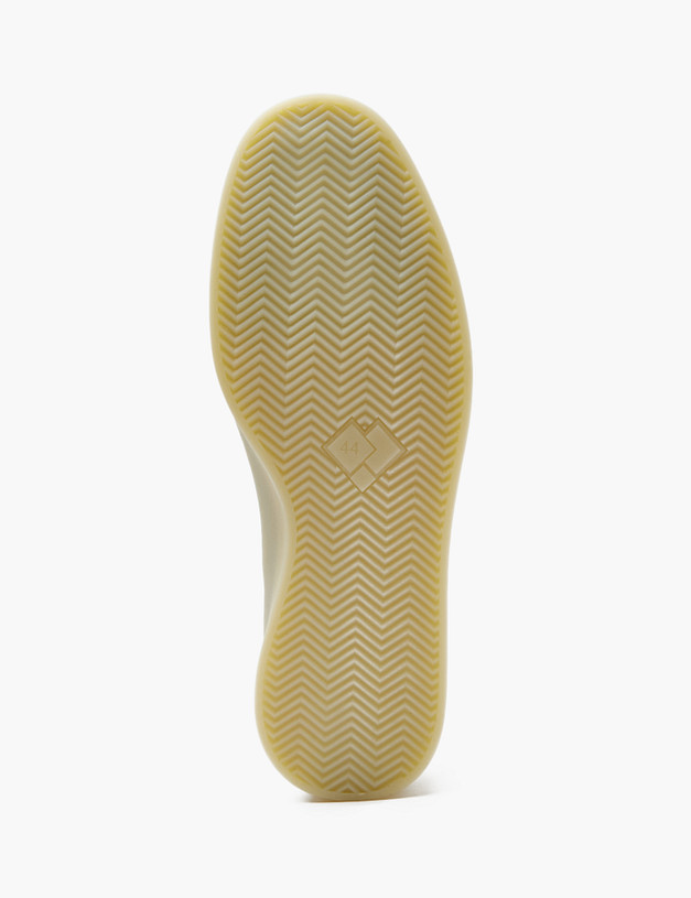 Мужские лоферы из текстиля цвета хаки MASCOTTE 22-4170616-0204 | ракурс 5