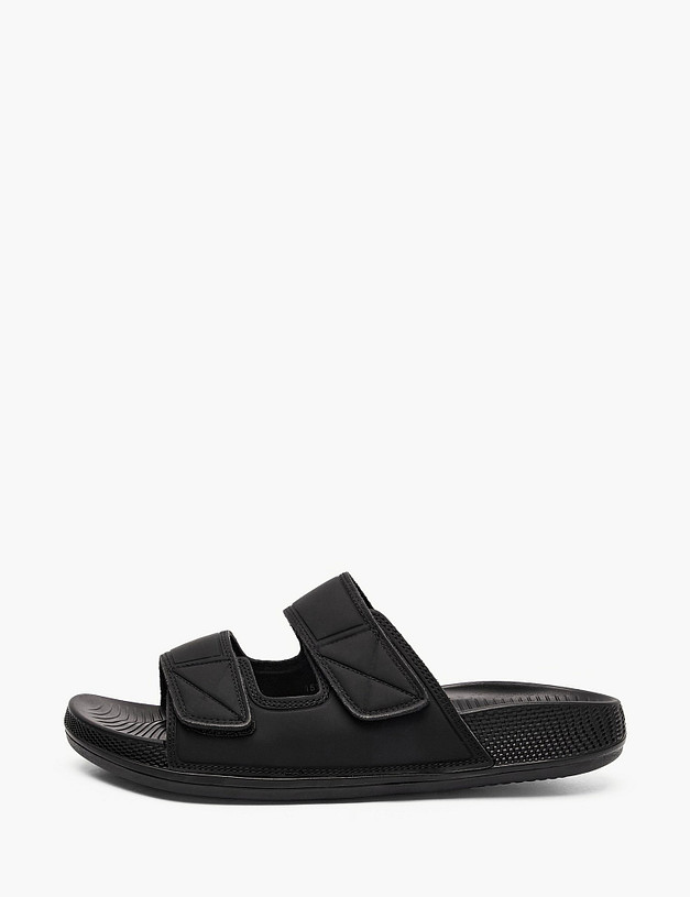 Черные мужские сабо MASCOTTE 151-610821-0202 | ракурс 1