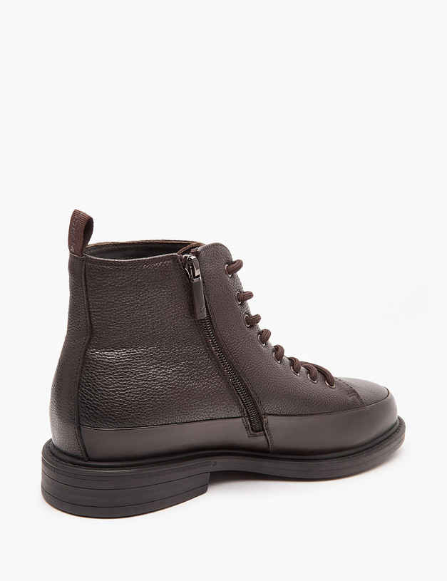 Коричневые мужские зимние ботинки MASCOTTE 58-3211334-8111M | ракурс 3