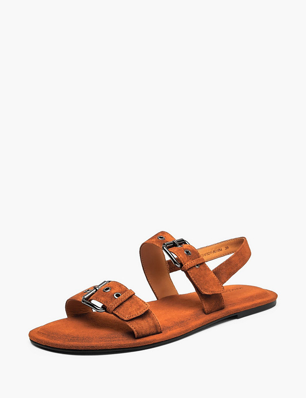 Рыжие женские сандалии MASCOTTE 233-615211-5619M | ракурс 2